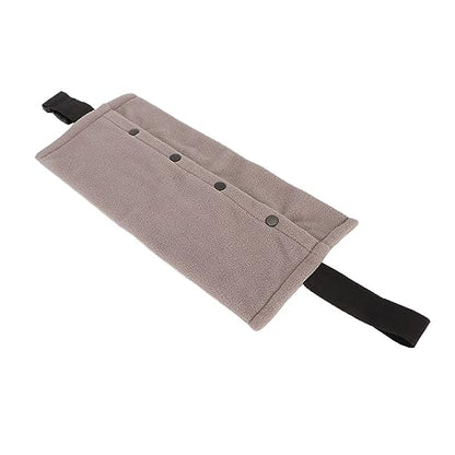 Travel Sling for Lizards, Soft Adjustable Strap, Reptile Sling Carrier, Ample Space for Traveling (Grey) - color: grey