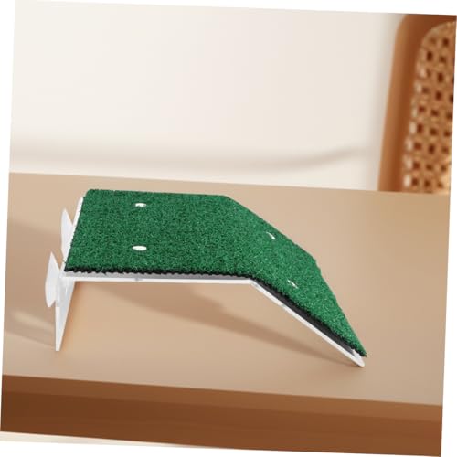 HANABASS 2pcs Plastic Turtle Basking Platform Cup Realistic Grass Terrarium Accessory for Reptiles Aquatic Pets and Turtles and Easy to Clean