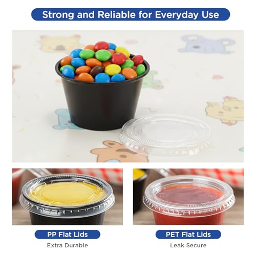 Karat FP-P200-PP 2 oz. PP Portion Cups - Clear (Case of 2500) - color: Clear
