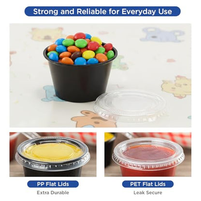 Karat FP-P200-PP 2 oz. PP Portion Cups - Clear (Case of 2500) - color: Clear
