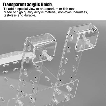 Turtle Basking Platform, Basking Platform for Aquatic Turtles,Extra Large Wide Hanging Transparent Tortoise Resting Terrace, Turtle Hanging Ramp Climbing Shelf for Aquarium