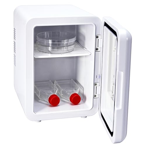 4L Lab Incubator with Clear Door, 46-148℉ Thermostatic Cabinet | for Laboratory General Purpose, Petri Dishes, Egg Incubation, 110V/12V