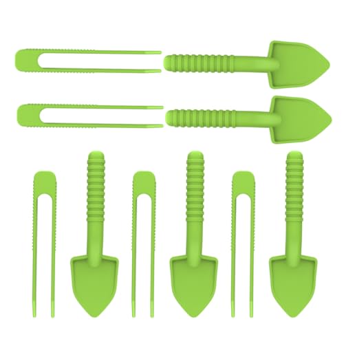 Reptile Cleaning Tools 5-Set with Long Handle Tweezers and Scooper for Terrarium Waste and Food Removal, Suitable for Lizards, Bearded Dragons, Small Animals, and Reptile Tank