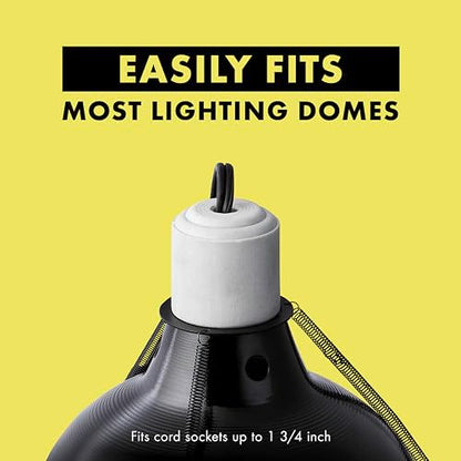 Zilla Mounting Spring Clip, Fits Most Lighting Domes (Pack of 3) - size: One Size (Pack of 3)