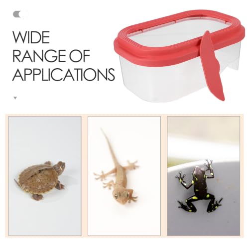 Cabilock Plastic Turtle Tank Starter Kit with Spacious Abs Habitat and Basking Platform for Turtles and Small Reptiles for Home Use