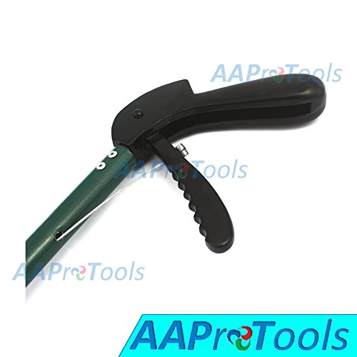 30 INCH Professional Standard Snake Tongs Reptile Grabber Rattle Snake Catcher Green Wide JAW HANDLING Tool A+ Quality