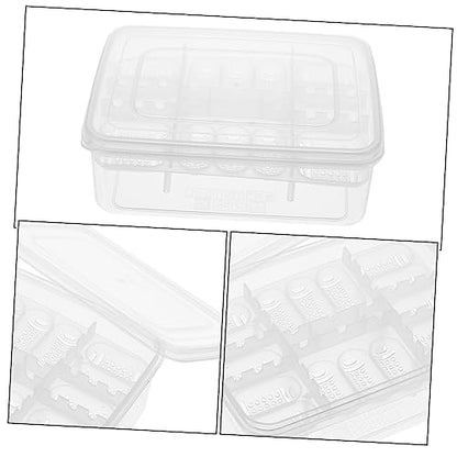 Plastic Egg Incubation Tray for Reptiles Lightweight Hatching Box with Transparent Design for Monitoring for Snakes Lizards