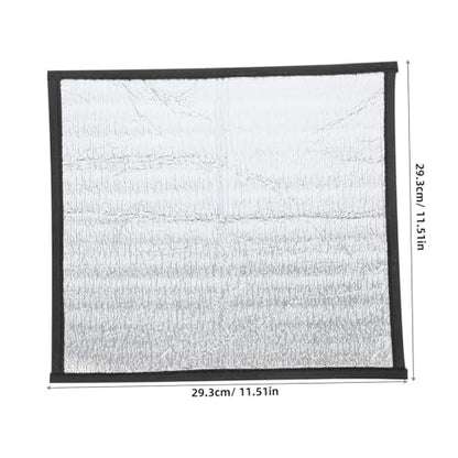 ORFOFE Reptile Heating Pad Self-Warming Mat for Tortoise Gecko Snake and Crab Tanks Durable Heat Distribution Reflective Film for Comfortable Habitat - size: 29.30X29.30X0.30CM