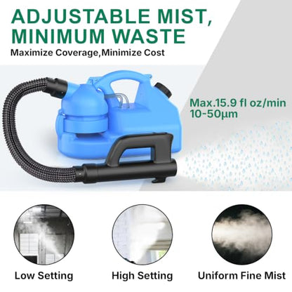 SWANSOFT 7L(1.85 Gallon) ULV Fogger Machine, Electric Atomizer Sprayer, Portable Foggers Machine for Home Indoor