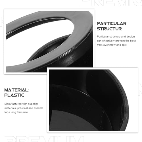 Escape-Proof Reptile Feeding Bowl Plastic Water Dish Large Round Terrarium Feeder for Snakes Lizards Turtles and Geckos