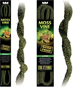 Exo Terra Bendable Moss Vine, Reptile Terrarium Decoration, Small
