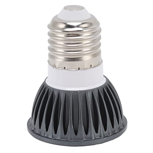 Sun Basking Lamp Bulb, Turtle Basking Light Bulb UVA UVB Concave and Convex Mirror Full Spectrum LED Reptile Heat Lamp Bulb Replacement (Black 10.0) - color: Black 10.0