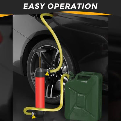 Multifunctional Manual Siphon Pump for Water, Fuel, Oil and Other Fluids