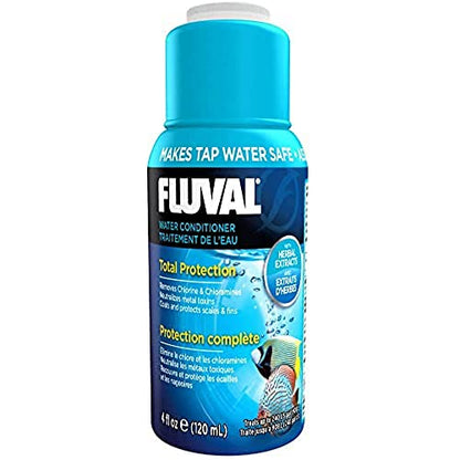 Fluval AquaPlus Water Conditioner, Aquarium Water Treatment, 4 Oz., A8342 - size: 4 oz.