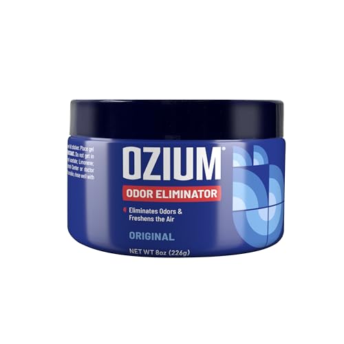 Ozium 8 Oz. Odor Eliminating Gel, Air Freshener Alternative | For Homes, Cars, Offices and More, 1 Pack - size: 1 Count (Pack of 1)