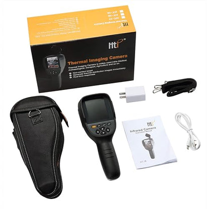 Higher Resolution 320 x 240 IR Infrared Thermal Imaging Camera. Model HTI-19 with Improved 300,000 Pixels, Sharp 3.2in Color Display Screen, Battery Included. Lightweight Comfortable Grip. - size: HT-19:320 x 240