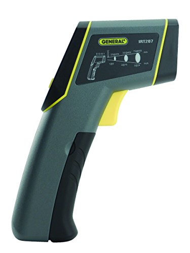 General Tools Non-Contact Digital Laser Temperature Gun, Thermal Detector, -4 to 608 degrees F (-20 to 320 degrees C) - For Cooking/BBQ/Food/Fridge/Pizza Oven/Engine - style: Mid Range