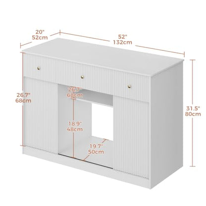Garvee 55-75 Gallon Fish Tank Stand, Aquarium Stand with Power Outlet, Fish Tank Stand with Storage Cabinets, Drawers, LED Light, Sliding Barn Door Fish & Reptile Tanks Stand for 2 Tanks | Fish Tank Stand with Storage Cabinets, Drawers, LED Light, Sliding