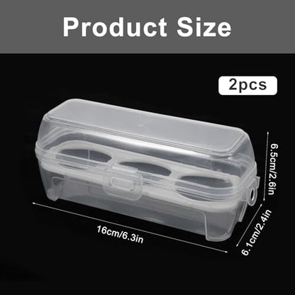 2 PCS Camping Egg Container Boiled Egg Carrier Camping Eggs Carrier Container Hard Eggs Storage Bag Case for Outdoor, Hiking, Kitchen, Refrigerator, Trekking