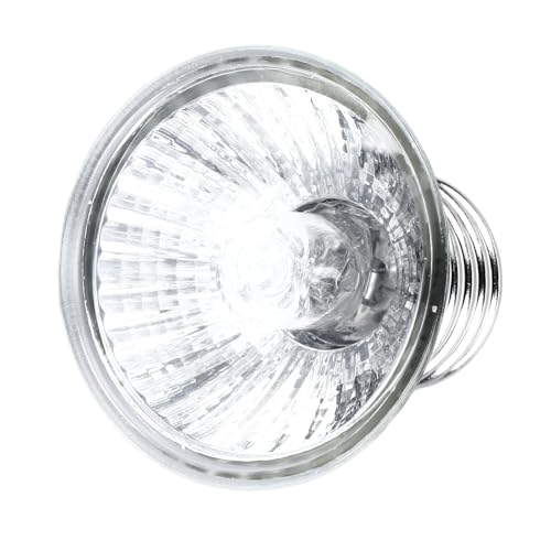 75W Reptile Heat Lamp Basking Light Bulb Energy Efficient Safe Calcium Vitamin D Lighting for Turtles Lizards Terrarium
