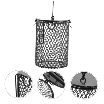 2Pcs Reptile Heat Lamp Mesh Cover Scalding Shade for Bird Cage Reptile Box Easy to Install Heating Accessory for Parrots Turtles and Lizards