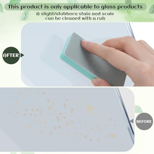 4 Pack Reusable Aquarium Cleaning Sponge to Clean Fish Tank, Double Sided Aquarium Sponge Cleaner for Glass, Non-Scratch, EVA