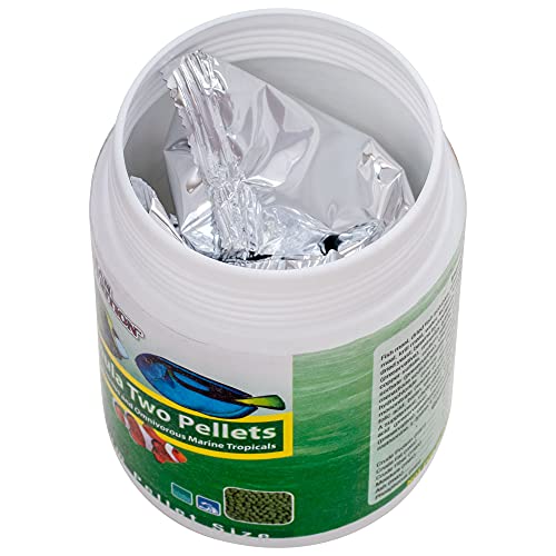 Ocean Nutrition Formula Two Pellets - Fish Food for Herbivorous & Omnivorous Marine Tropical Fish, High Protein(40%) - 7 oz (200 g) Medium Pellets - size: 7 Ounce (Pack of 1), style: Medium Pellet Size (+/- 3.1mm)