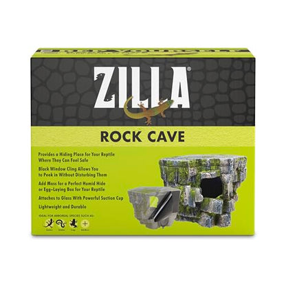 Zilla Vertical Décor Rock Cave 8.75 x 5.875 x 7.25",Grey