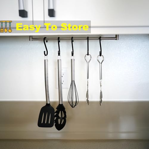 Hiash 9-Inch Heavy Duty Stainless Steel Kitchen Tongs - Comfortable Ergonomic Grip, Scissor Design, Heat Resistant for BBQ and Cooking - size: 9 Inch