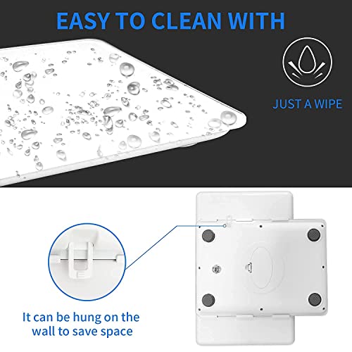 Digital Pet Scale for Small Animal, Whelping Scale,Mini Precision Gram Weight Balance Scale, High Precision 1g, Suitable for Newborn Pets - color: White 1g