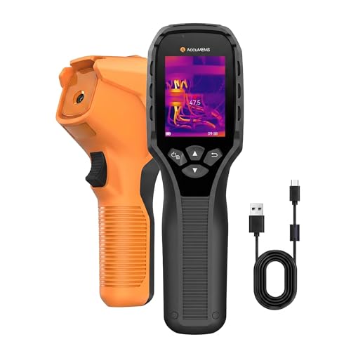 GT24S Thermal Camera with Thermometer Mode, 320×240 UIRA-IR | 256×192 Native IR, HVAC & Electrical Thermal Imaging Camera with Temp Alarm, -4°F-1202°F, NETD < 40mK, 25Hz, 10h Battery Life