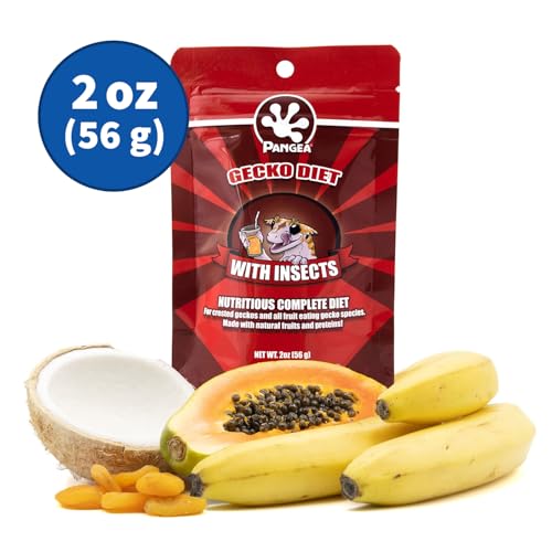 Pangea Fruit Mix with Insects Crested Gecko Complete Diet, 2 oz - size: 2 Ounce (Pack of 1)