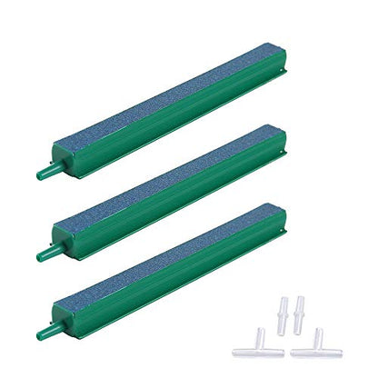 Fish Tank 6 inch Air Bubble 3-Piece Air Stone Bars for Aquarium | Air Stone Bar Hydroponics with Connectors - size: 6 inch 3 pcs