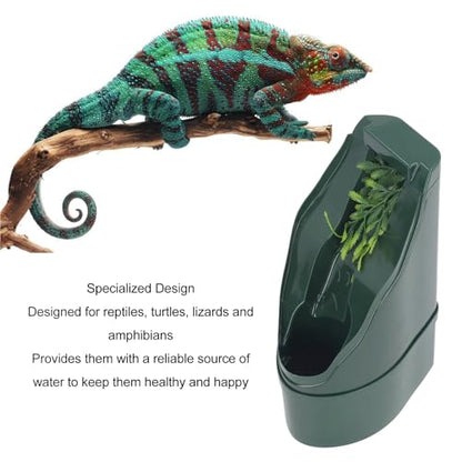 Reptile Drinking Fountain Water Dripper Living Aqua Waterfall for Lizard Turtle Snake Spiders