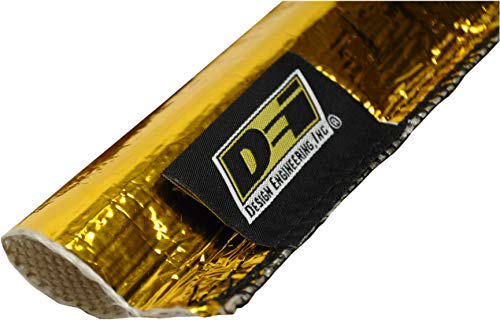 DEI Heat Sheath Gold High Temp Line Sleeve Reflects Heat 1-1/4" x 36" - size: 1-1/4" I.D. x 36"