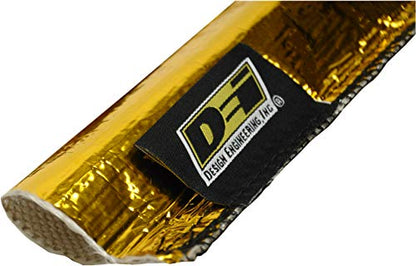 DEI Heat Sheath Gold High Temp Line Sleeve Reflects Heat 2-1/4" x 36" - size: 2-1/4" I.D. x 36"