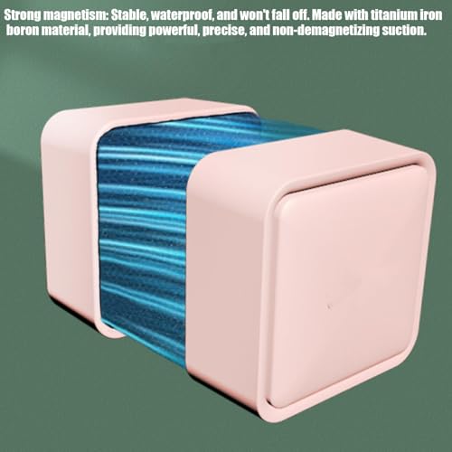 Fish Tank Magnetic Glass Cleaner Small Powerful Scrubber Brush | Fish Tank Cleaning Tools for Home Kitchen Living Room Saltwater Algae Turtle Reptile Terrarium Water Wall Betta Fish Tank - color: Pink