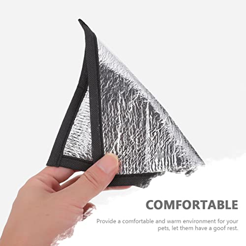 YARNOW 4pcs Heating Pad Reptile Terrarium Heat Mat Reptile Heat Pads Reptile Mat Outdoor Heated Pet Pad Warm Reptile Under Tank Heater Reptiles Mats Waterproof Reptile Pad Pearl Cotton