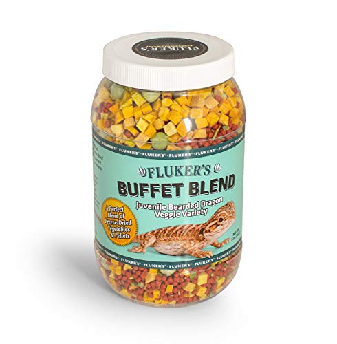 Fluker's Flukers 1 Piece Juvenile Bearded Dragon Veggie Variety Diet, 5 oz - size: 5 Ounce (Pack of 1)