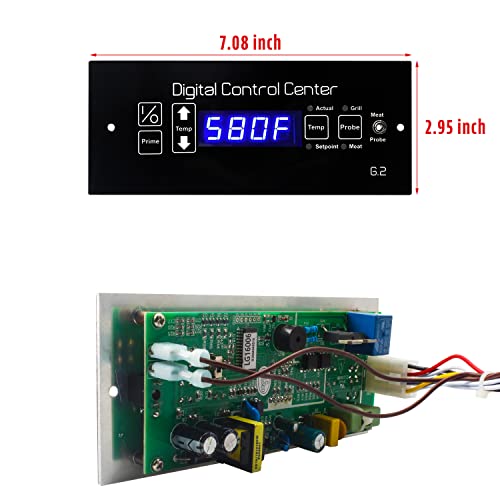 Replacement Digital Control Board for Louisiana Pellet Grills G2 Parts Number 50125 Compatible with Louisiana CS570 CS450 LG700 LG900 800 Elite