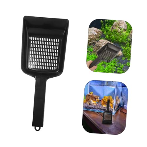 GALPADA 2pcs Aquarium Gravel Scoop for Fish Tank Sand Cleaning Versatile Sand Removal Tool for and Reptile Habitat Lightweight and User-Friendly Design