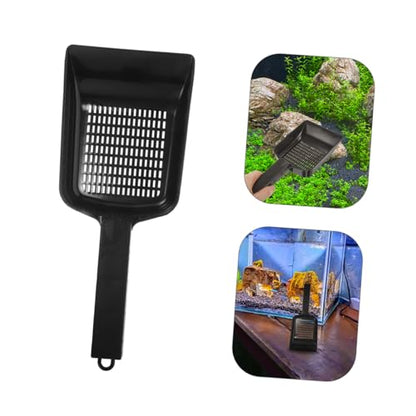 GALPADA 2pcs Aquarium Gravel Scoop for Fish Tank Sand Cleaning Versatile Sand Removal Tool for and Reptile Habitat Lightweight and User-Friendly Design