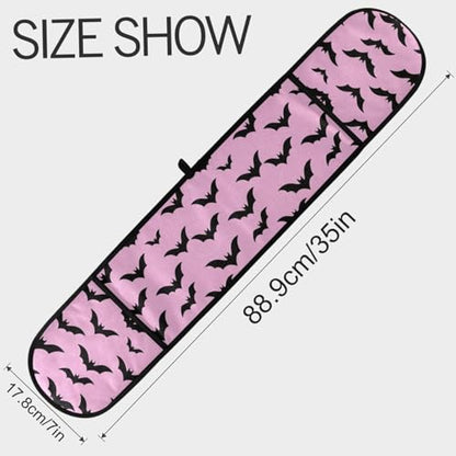 Dual-functionality Mitts and Pot Holders Sets High Heat Resistant Pot Holder Gloves Kitchen Aid BBQ (Pastel Goth Pink Bats) - color: Pastel Goth Pink Bats
