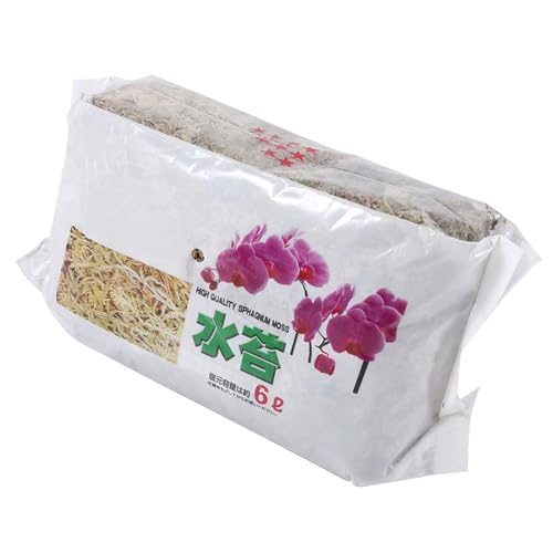 6L Sphagnum Moss for Orchids Carnivorous Plants Reptile Bedding Terrarium Substrate Potting Mix