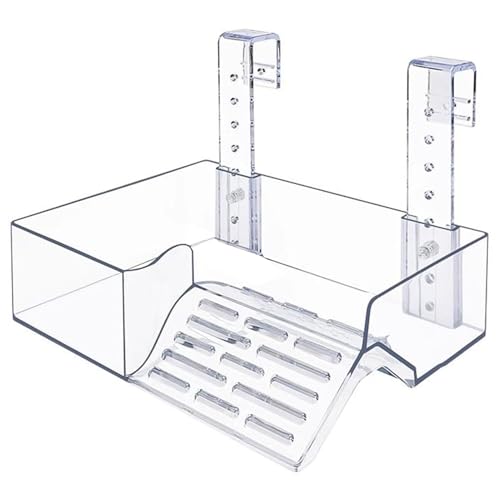 Turtle Basking Platform, Non Toxic Floating Ramp for Aquatic Turtles, Slip Resistant Surface, Easy to Clamp, Durable Tank Decor for Reptile Habitats, Terrarium Accessories