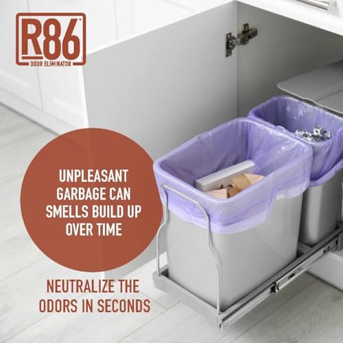 R86 Industrial All-Out Odor Eliminator, Removes Dead Animal Odor, Skunk Odor, Urine, Poop, Musty Basement & More – Natural Formula, Use Wet or Dry, Biodegradable