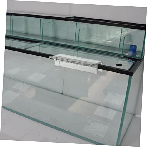 Mikikit Acrylic Aquarium Tool Holder Rack Storage Magnetic Cleaner Fish Tank Cleaning Tool Stand