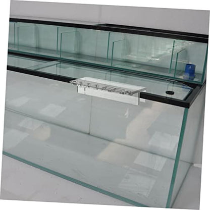Mikikit Acrylic Aquarium Tool Holder Rack Storage Magnetic Cleaner Fish Tank Cleaning Tool Stand