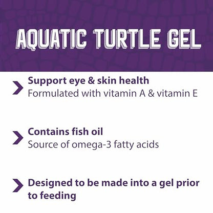 Mazuri | Aquatic Turtle Food | Easy-to-Serve Gel | Freshwater Formula- 8 Ounce (8 oz) Bag - size: 8 Ounce (Pack of 1)