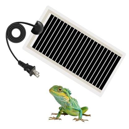Reptile Heating Pad with 11 x 5.9 Inch Reptile Heat Mat with Rapid and Even Heating Reptile Heat Pad Under Tank Terrarium Heat Mat for Reptile Turtle Snake Lizard 14 Watt - size: 11" X 5.9"(14W)